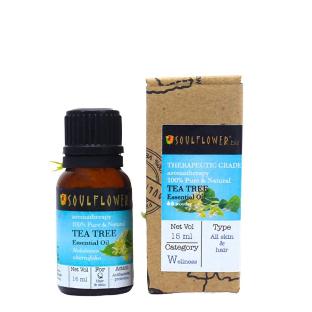 Soulflower Tea Tree Essential Oil | Grocsy