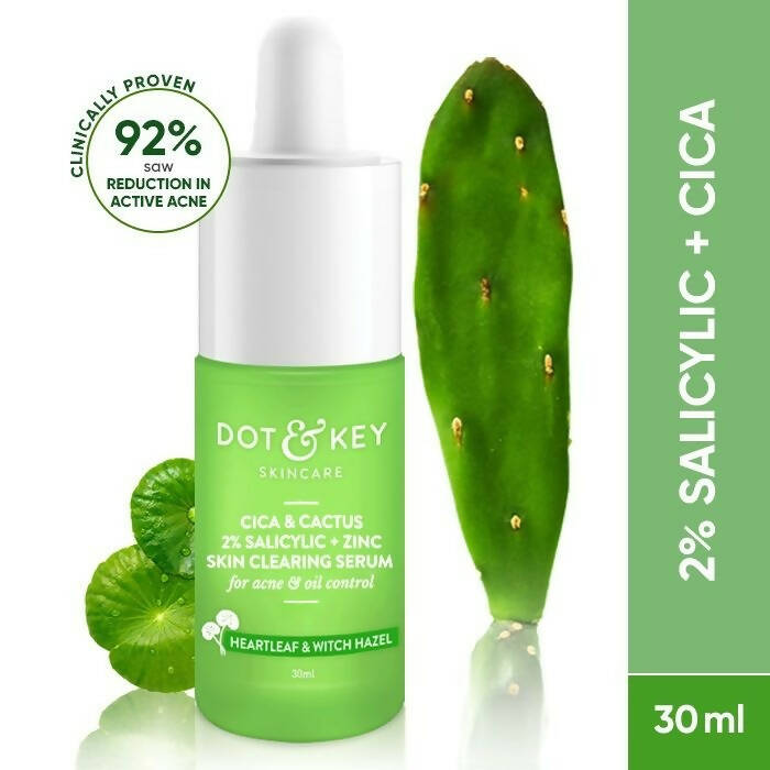 Dot & Key 2% Salicylic Cica Anti Acne Face Serum For Acne & Oil Control | Grocsy