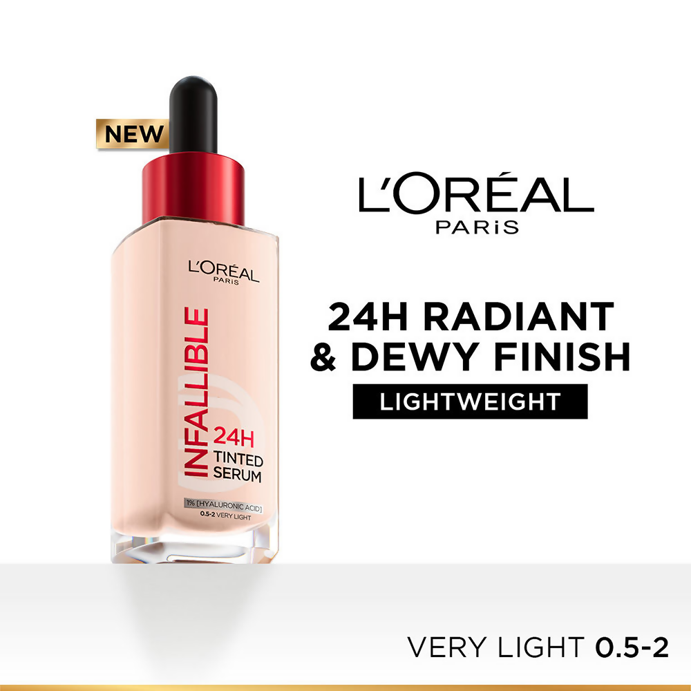 L'Oreal Paris Infallible 24H Tinted Serum Foundation - Very Light | Grocsy