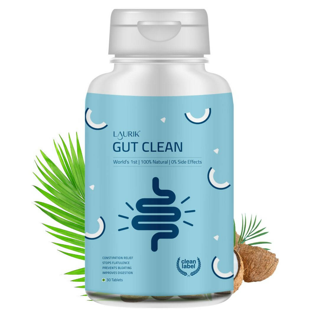 Laurik Gut Clean Tablets For Constipation Relief And Digestive Health | Grocsy