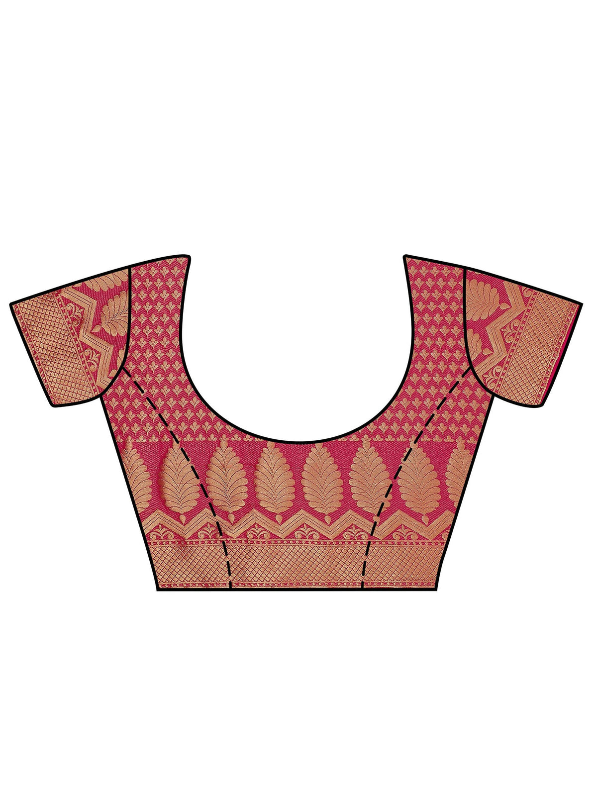 Mimosa Women's Mysore Silk Pink Saree | Grocsy