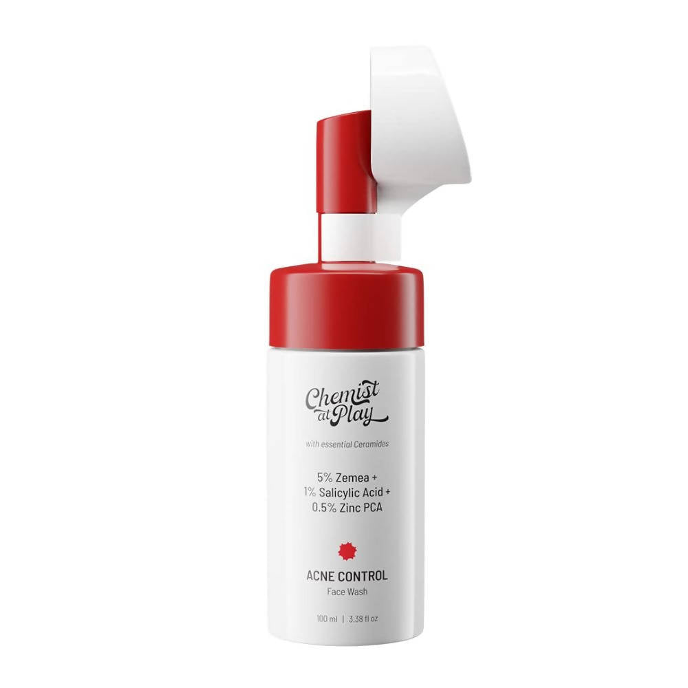 Chemist At Play Acne Control Face Wash For Oily & Acne-Prone Skin, Eliminates Invisible Pimples and Blackheads | Grocsy