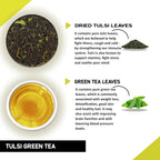 Teacurry Tulsi Green Tea Bags | Grocsy