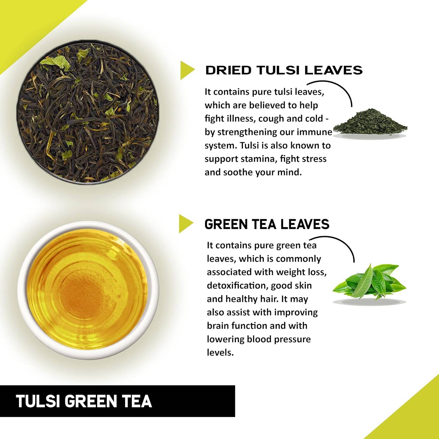 Teacurry Tulsi Green Tea Bags | Grocsy