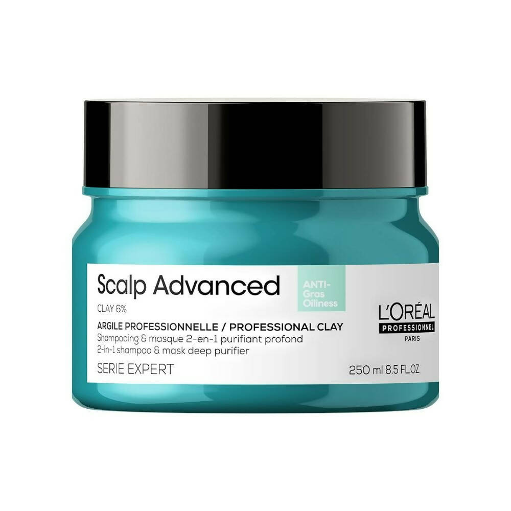 L'Oreal Paris Professionnel Scalp Advanced Anti-Oiliness 2-In-1 Deep Purifier Clay With 3% AHA | Grocsy
