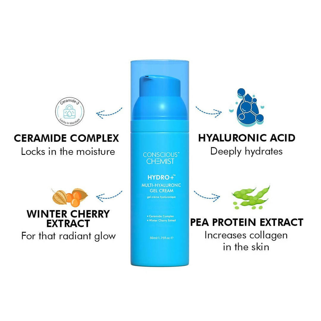 Conscious Chemist Hydro Multi-Hyaluronic Gel Cream | Grocsy