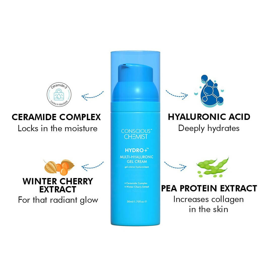 Conscious Chemist Hydro Multi-Hyaluronic Gel Cream | Grocsy