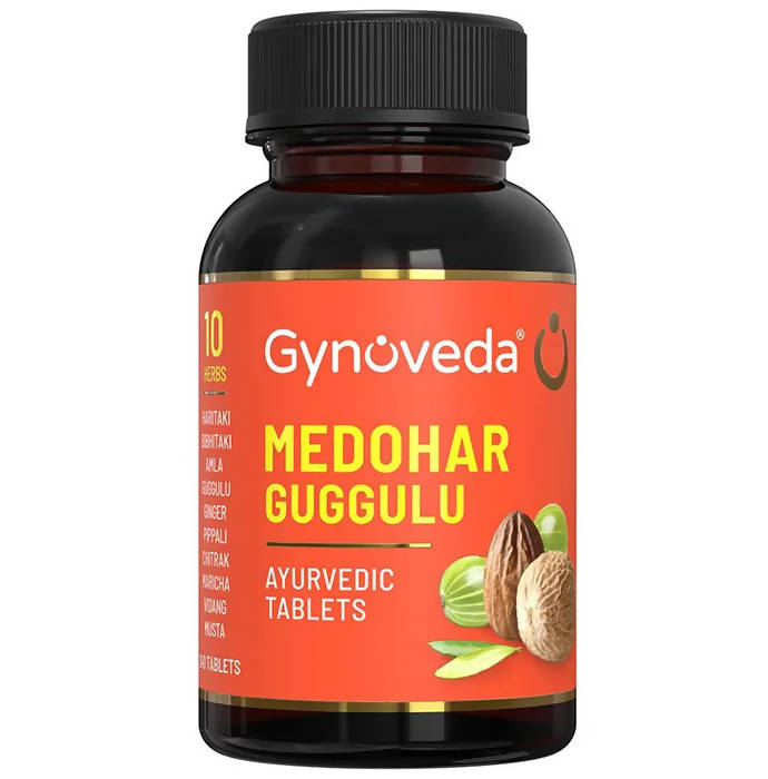 Gynoveda Medohar Guggulu Ayurvedic Tablets | Grocsy