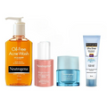 Neutrogena Bestsellers CSMS (Cleanser, Serum, Moisturizer, Sunscreen) Combo | Grocsy