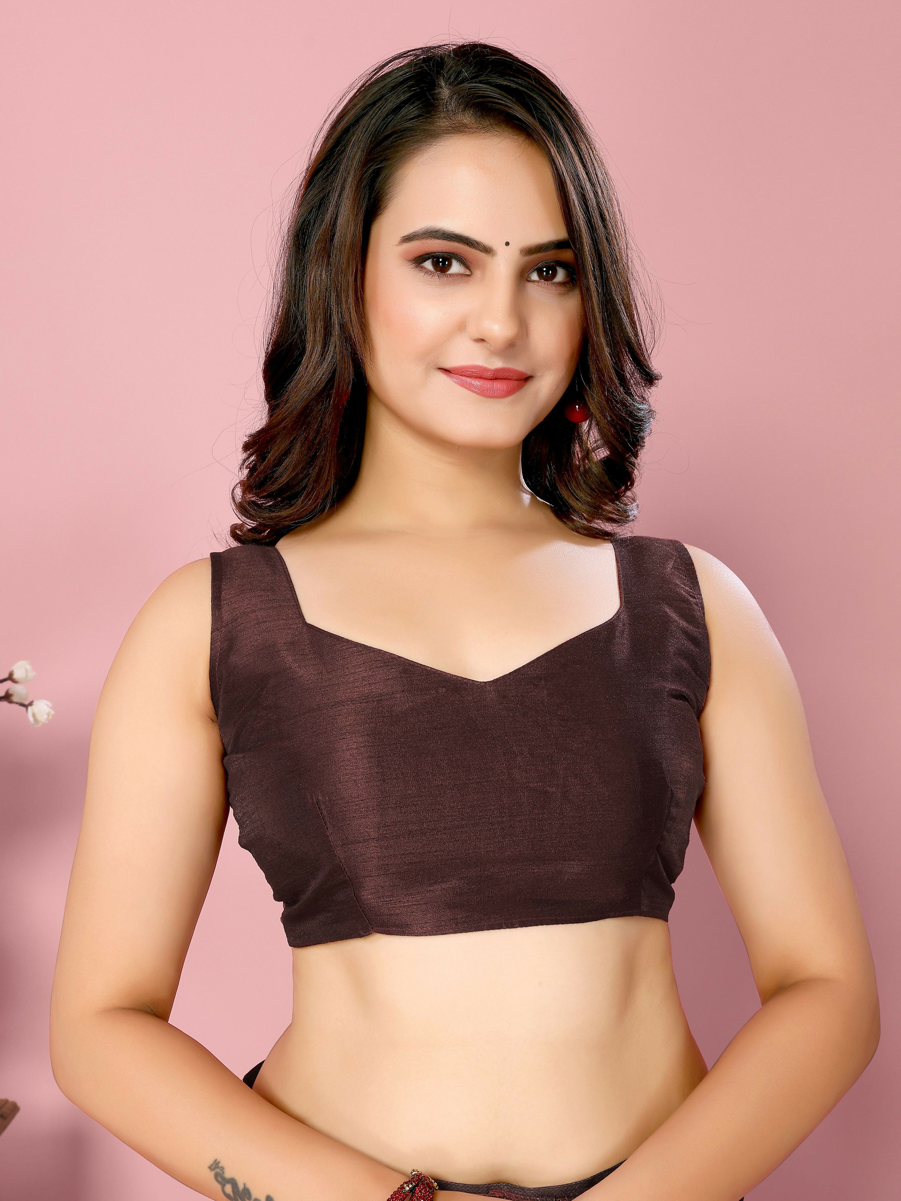 Attractive These Party Wear Ready To Wear Saree - Burgundy | Grocsy