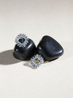stone stud (white) - Ruby Raang | Grocsy