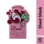 Tonymoly I'M Red Wine Mask Sheet - Korean Skincare | Grocsy
