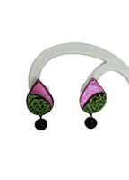 Terracotta Water Drop Ear Studs | Grocsy