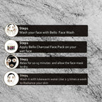 Bello Herbals Charcoal Face Mask | Grocsy
