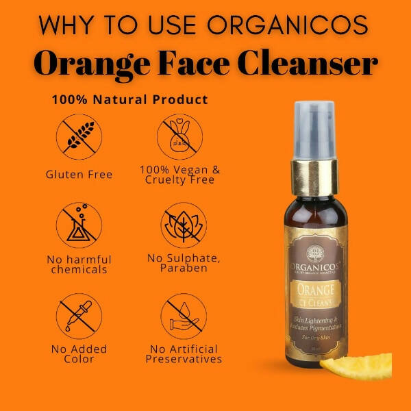 Organicos Orange Face Cleanser | Grocsy