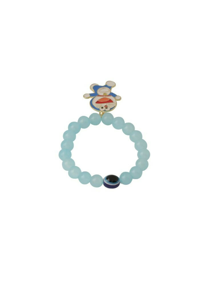 NVR Men & Women Sky Blue Artificial Beads Stylish Bracelet | Grocsy