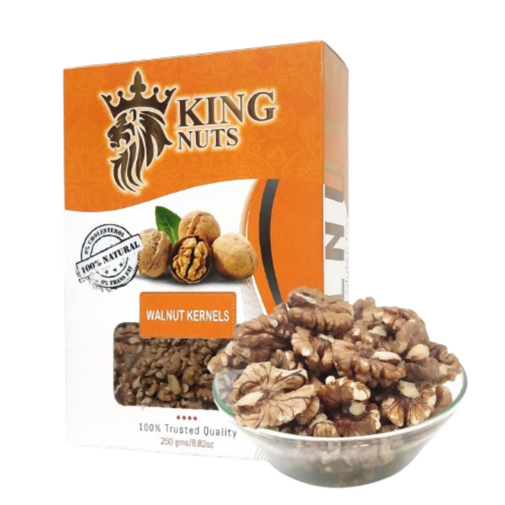 Go King Nuts Kashmiri Halves Walnuts Kernels | Grocsy