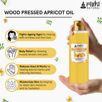 Rishi Natural Apricot Oil Wood Pressed 100% Pure | Grocsy
