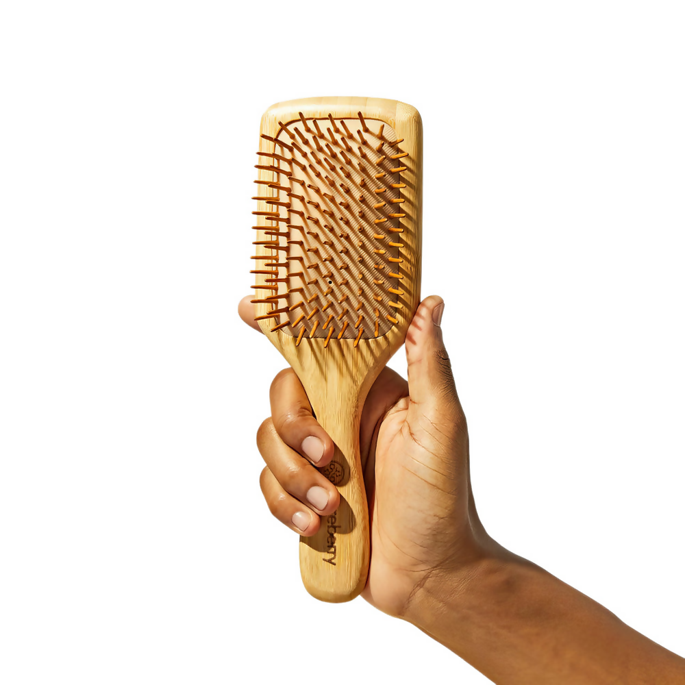 Careberry Bamboo Brilliance Paddle Hairbrush | Grocsy