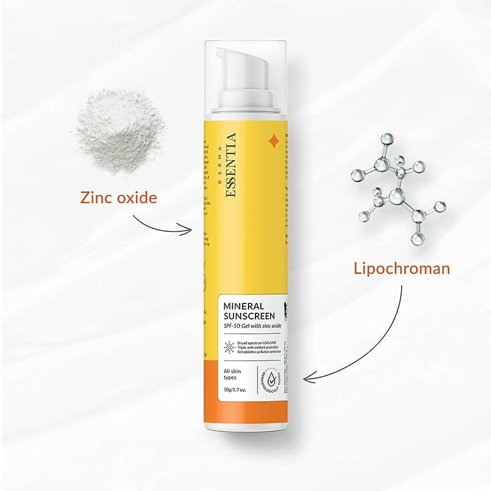 Derma Essentia SPF 50 Mineral Sunscreen Gel | Grocsy
