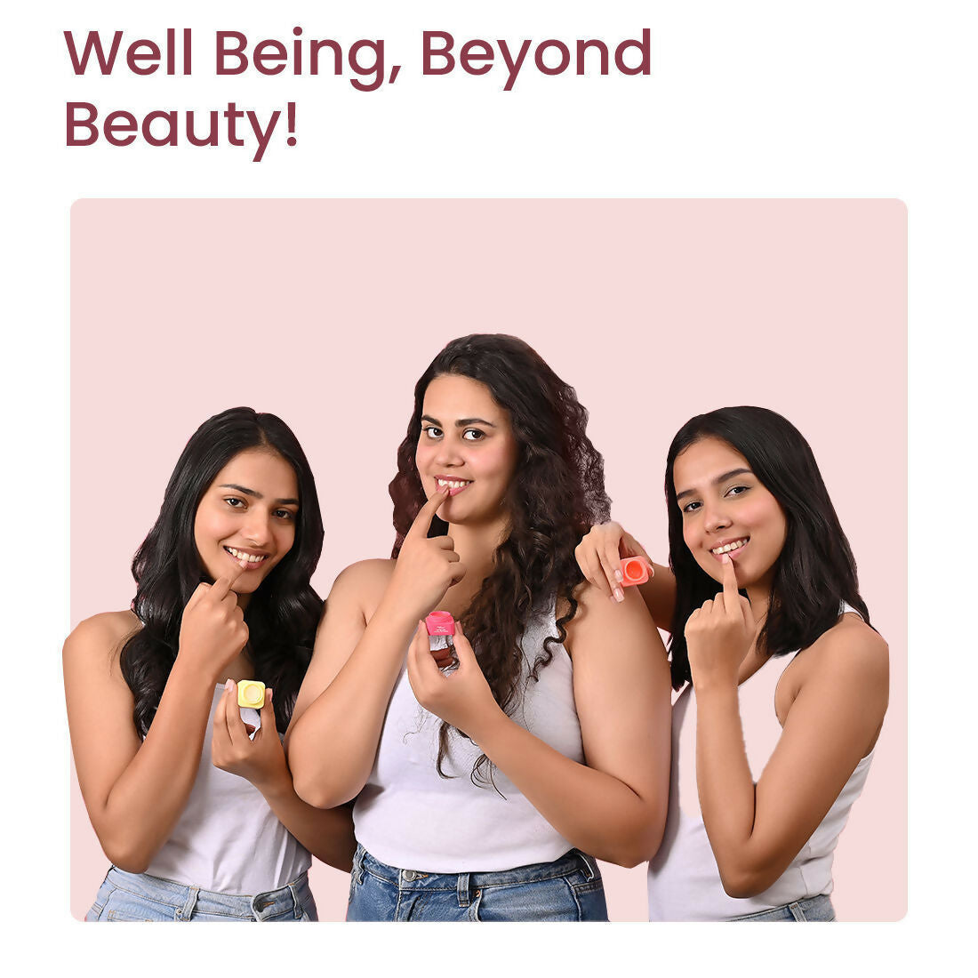 Earth Rhythm Lippie Stack Box - (Lip Scrub, Lip Serum, Lip Balm and Lip Mask) | Grocsy