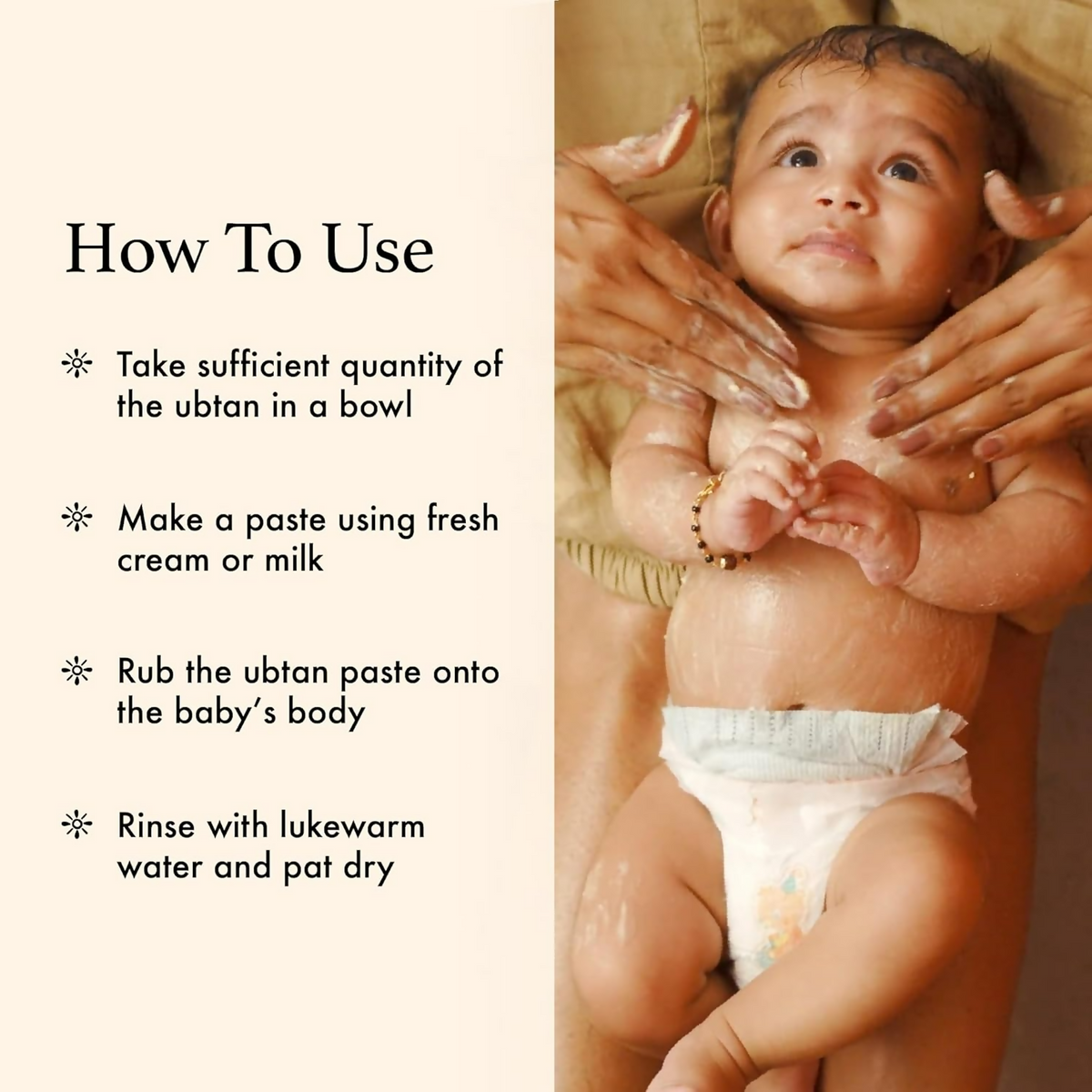 Old School Rituals Handmade By Grandmas Baby Body Ubtan Natural Bath Powder | Grocsy
