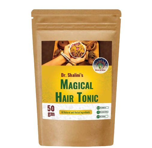 Brown & White Magical Hair Tonic | Grocsy