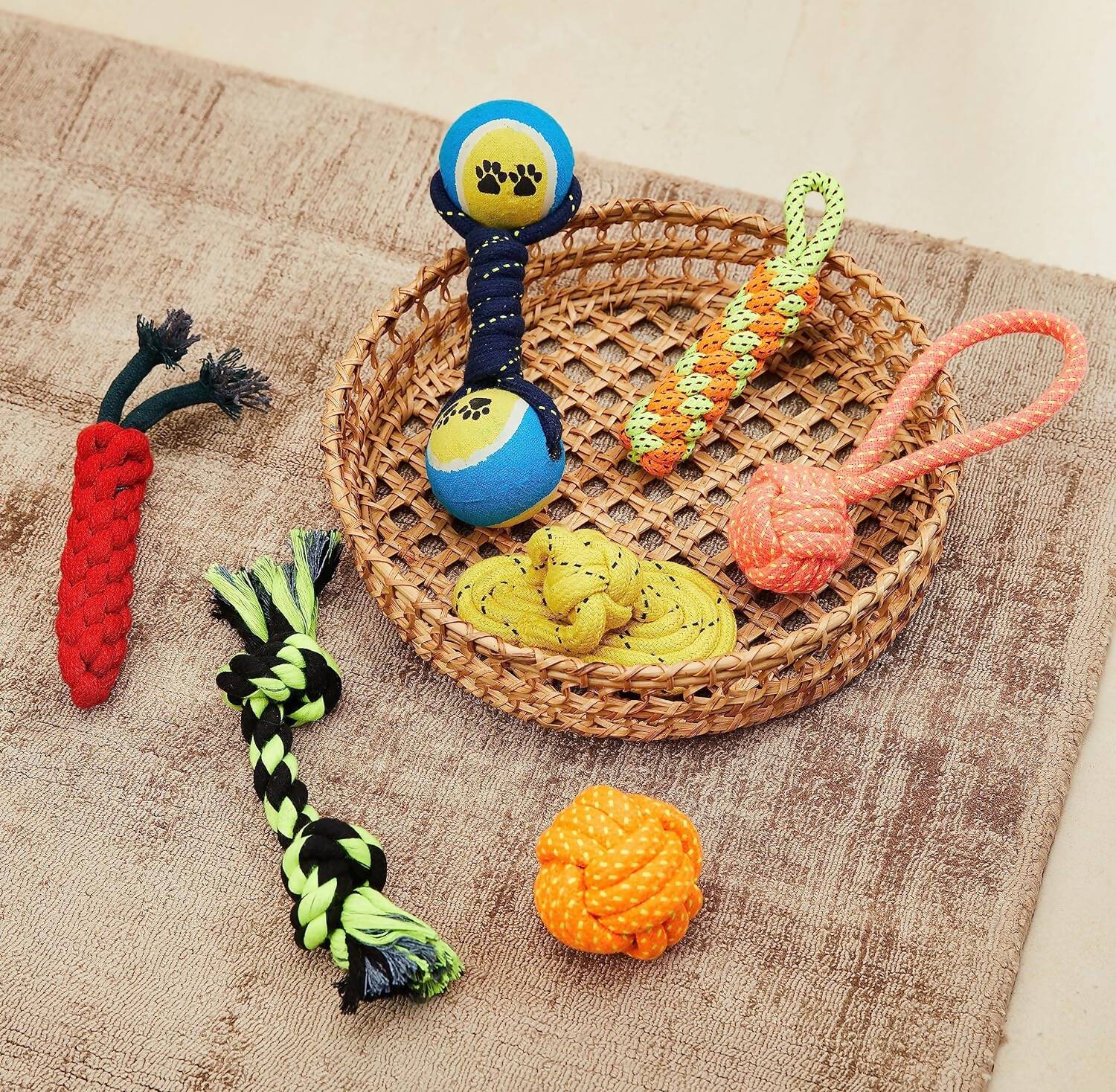 Durable Rope Chewing Dog Toys Combo | Grocsy