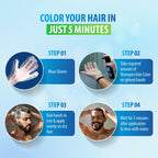 Nisha Quick Color Shampoo Hair Color,Dark Brown | Grocsy