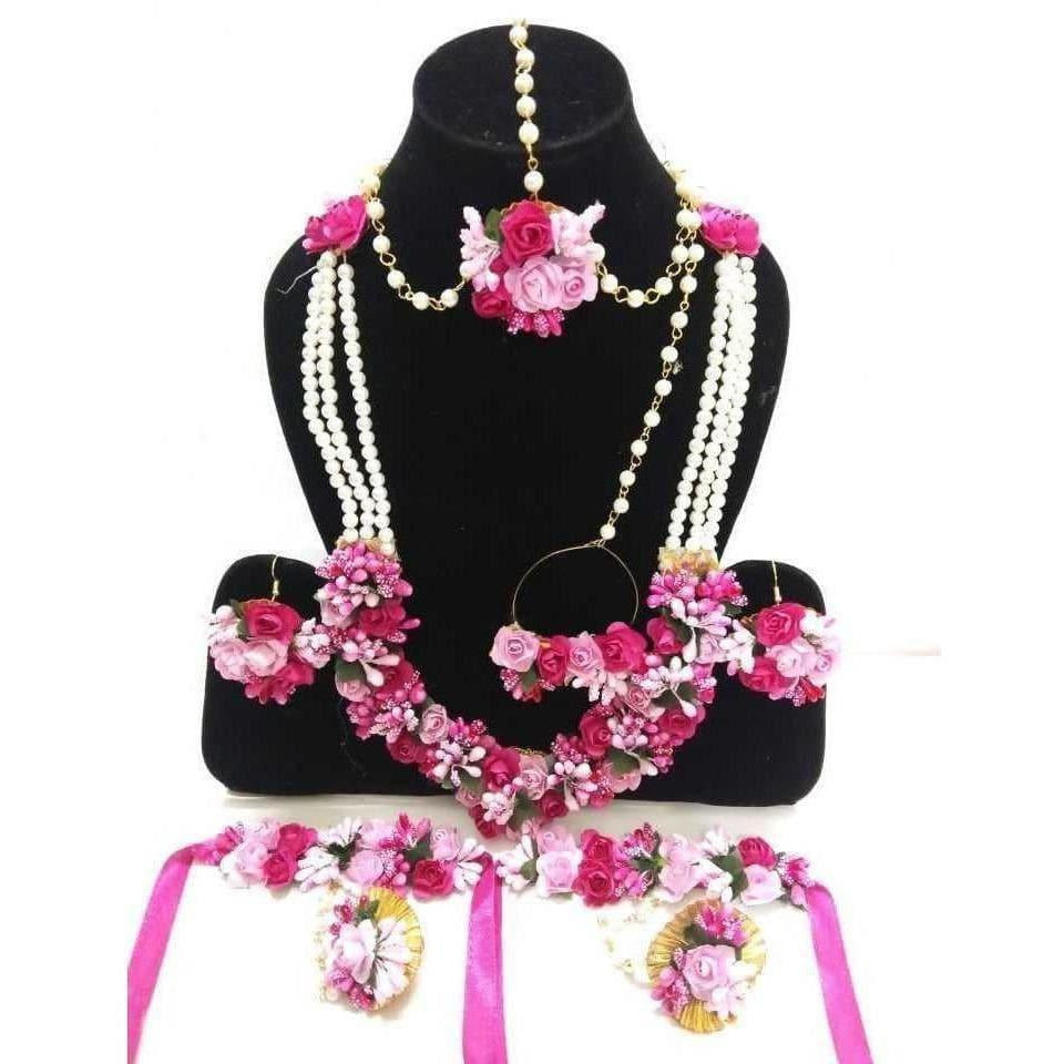 Fabric, Paper Jewel Set (Pink) | Grocsy