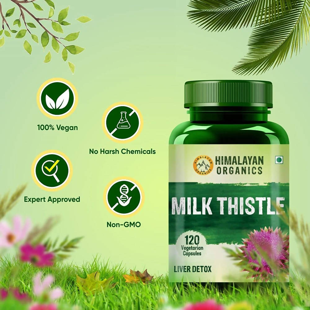 Himalayan Organics Milk Thistle Capsules | Grocsy