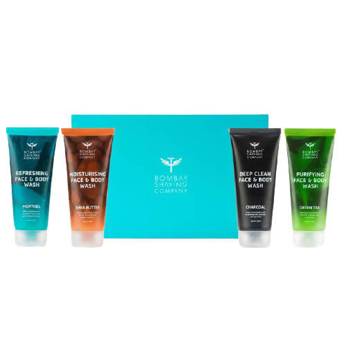 Bombay Shaving Company Ultimate Face & Body Wash Combo | Grocsy