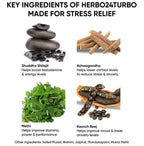 Dr. Vaidya's Herbo 24 Turbo Capsules For Stress Relief | Grocsy
