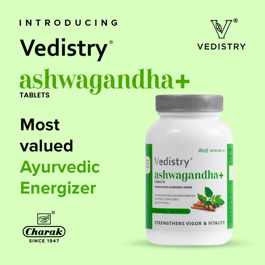Vedistry Ashwagandha Tablets | Grocsy
