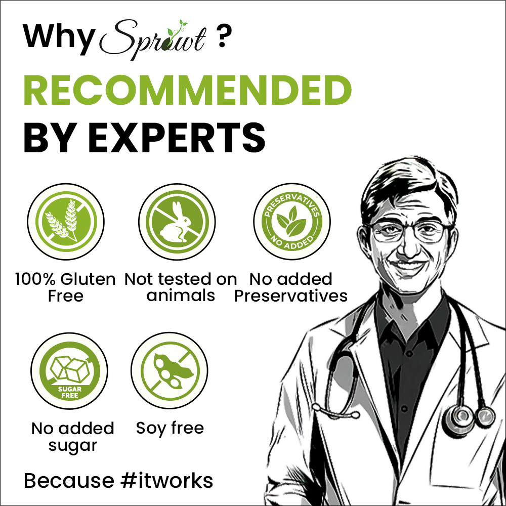 Sprowt Vitamin D3 + K2 Help in Strong Bones Tablets | Grocsy