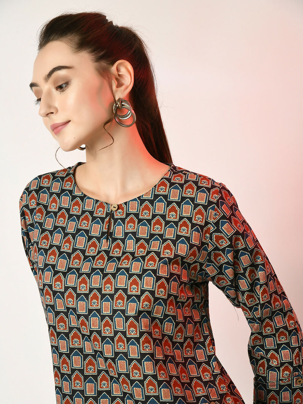 Myshka Women's Multi Printed Top | Grocsy