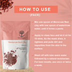 Wild Organic Moroccan Red Clay Powder | Grocsy