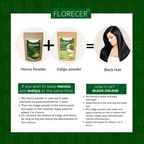 Florecer Organic Indigo Powder For Hair | Grocsy