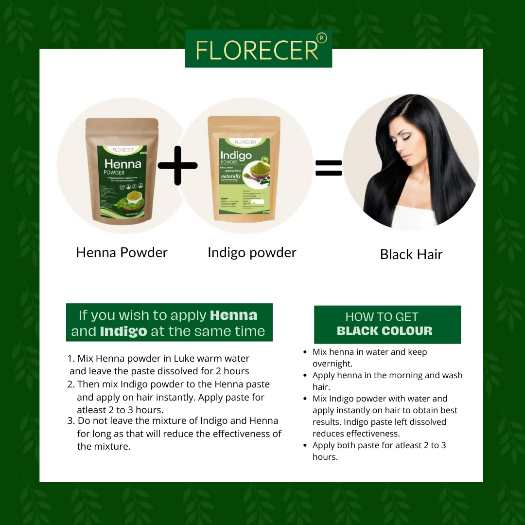 Florecer Organic Indigo Powder For Hair | Grocsy