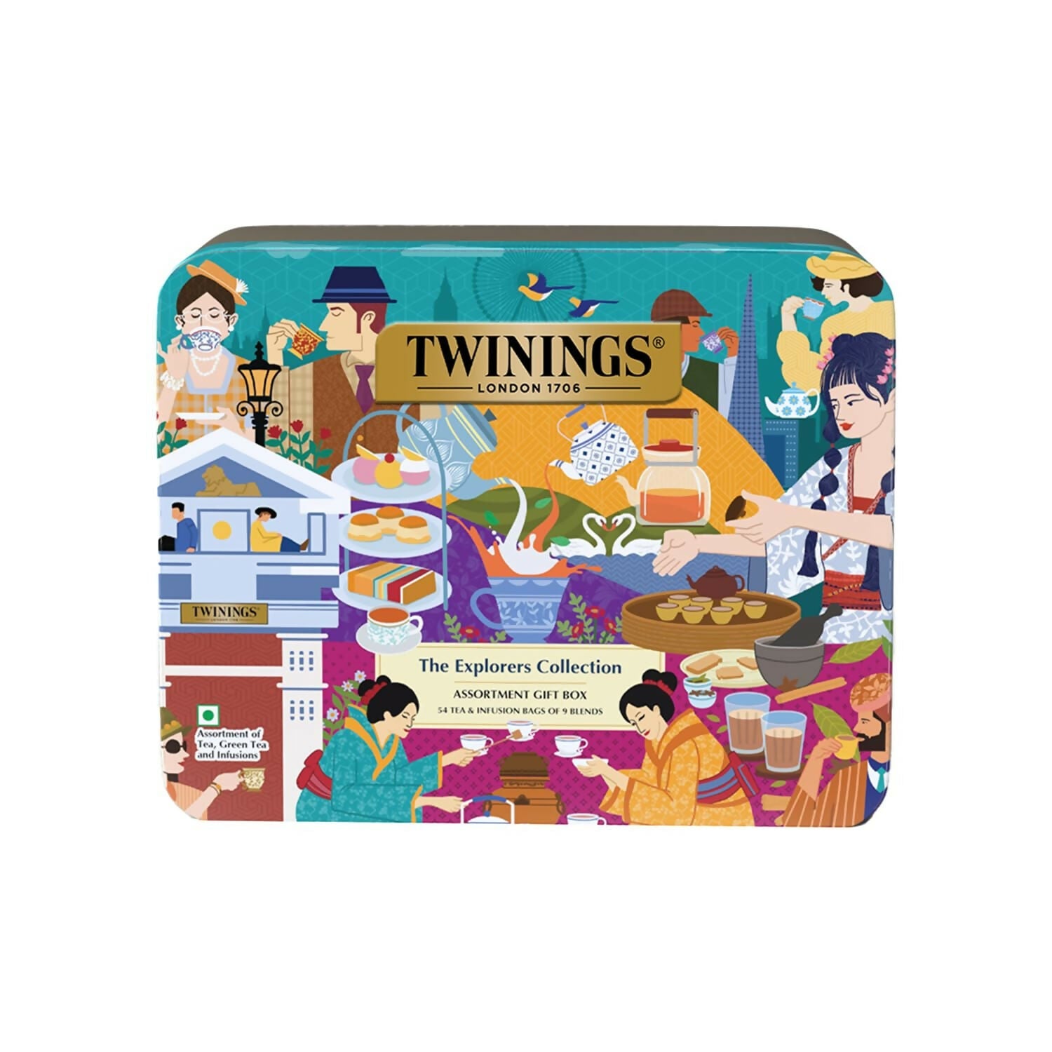 Twinings The Explorers Collection Assortment Tea Gift Set | Grocsy