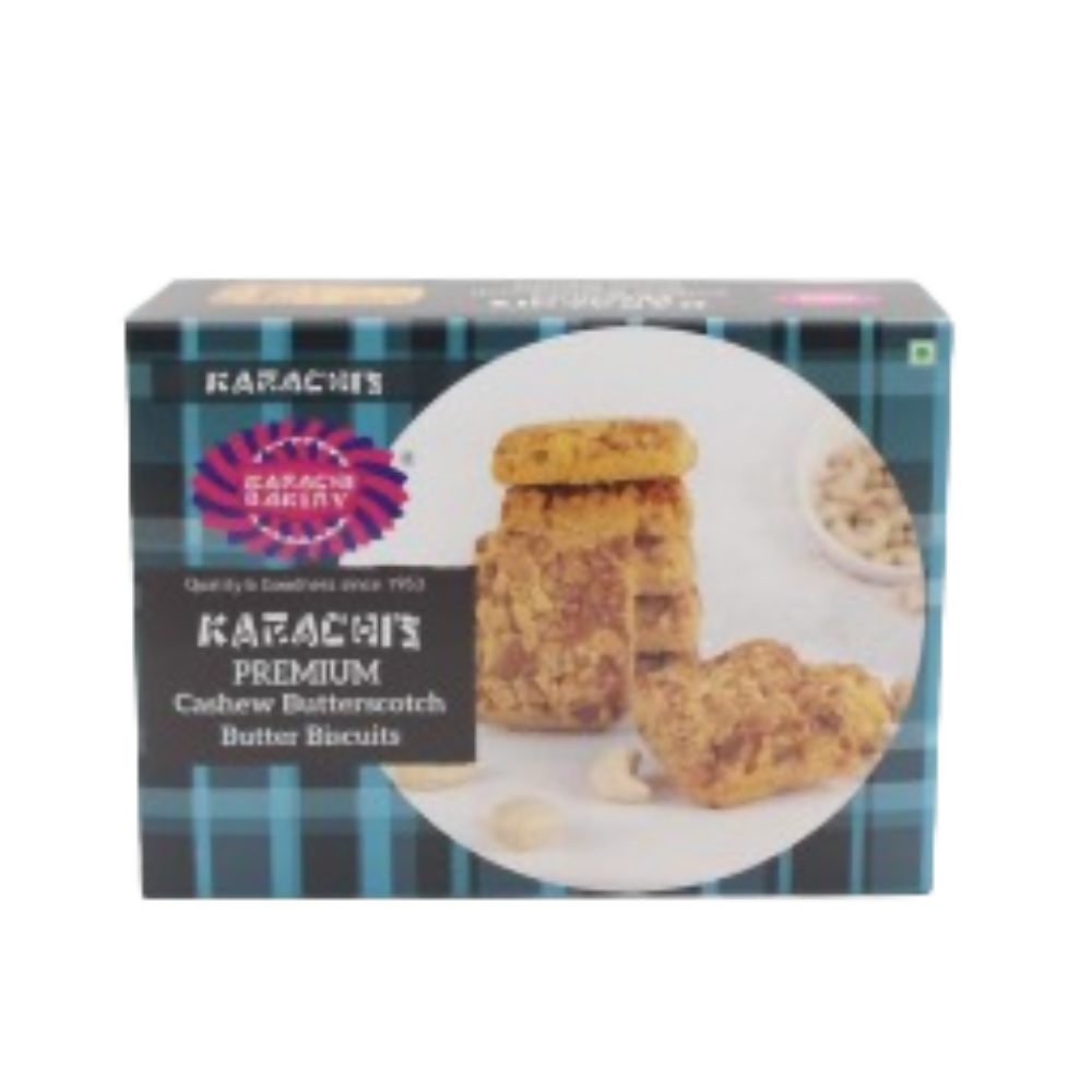 Karachi Bakery Cashew Butterscotch Shortbread Biscuit | Grocsy