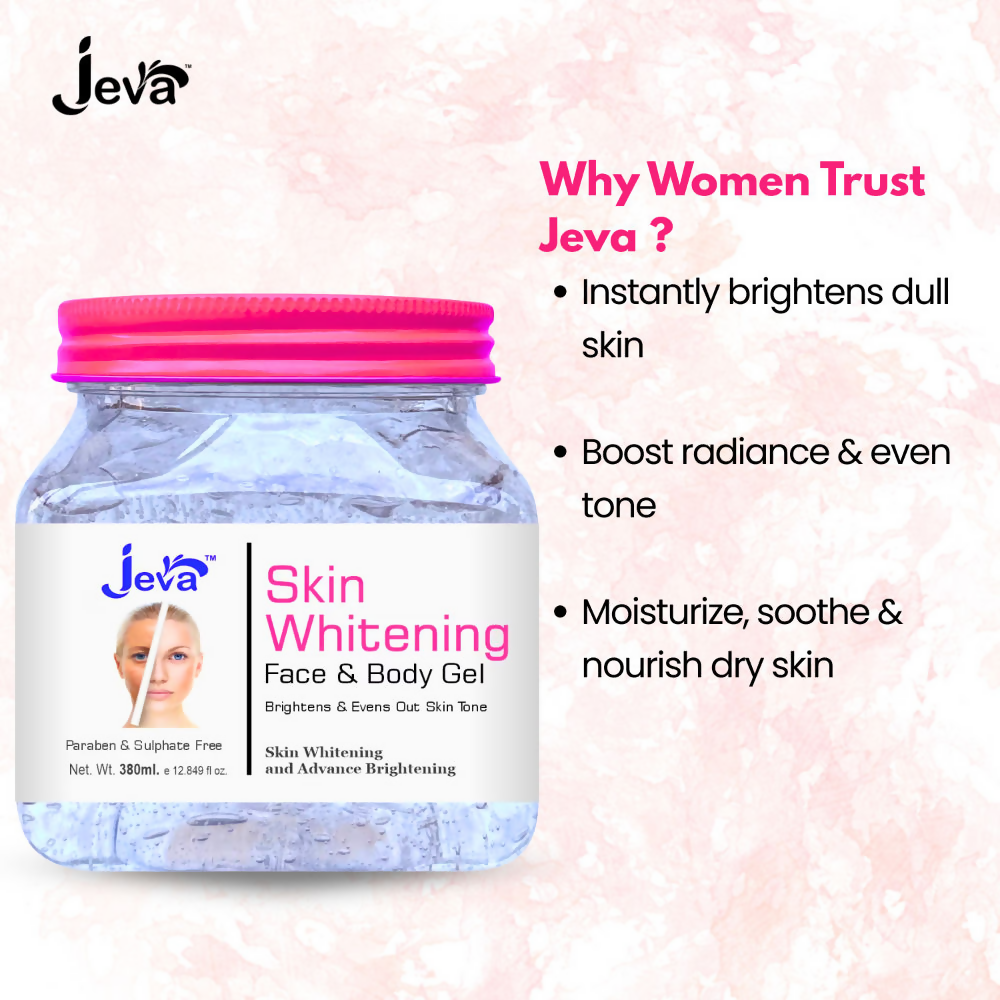 Jeva Skin Whitening & Brightening Instant Glow Gel | Grocsy