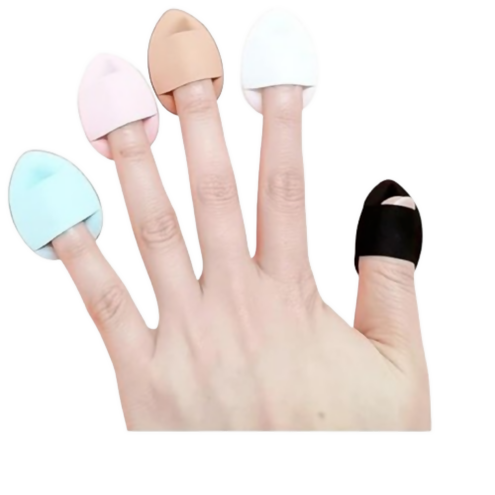 Bronson Professional Finger Puff Sponges with Soft Cushion Mini Makeup Blender | Grocsy