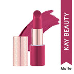 Kay Beauty By Katrina Kaif Matte Drama Long Stay Lipstick - Superhit | Grocsy
