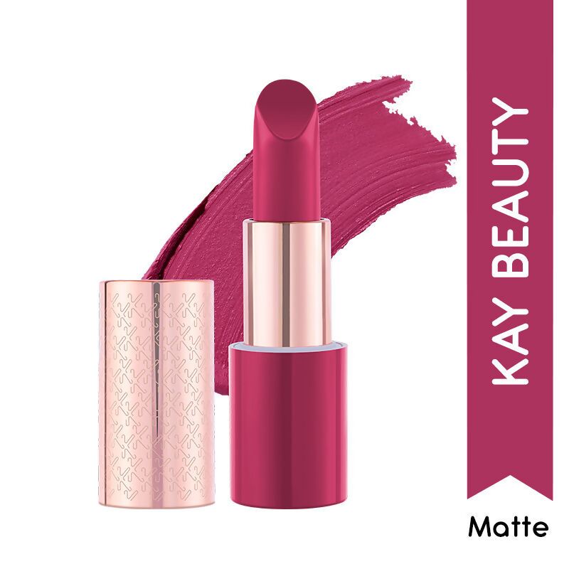 Kay Beauty By Katrina Kaif Matte Drama Long Stay Lipstick - Superhit | Grocsy