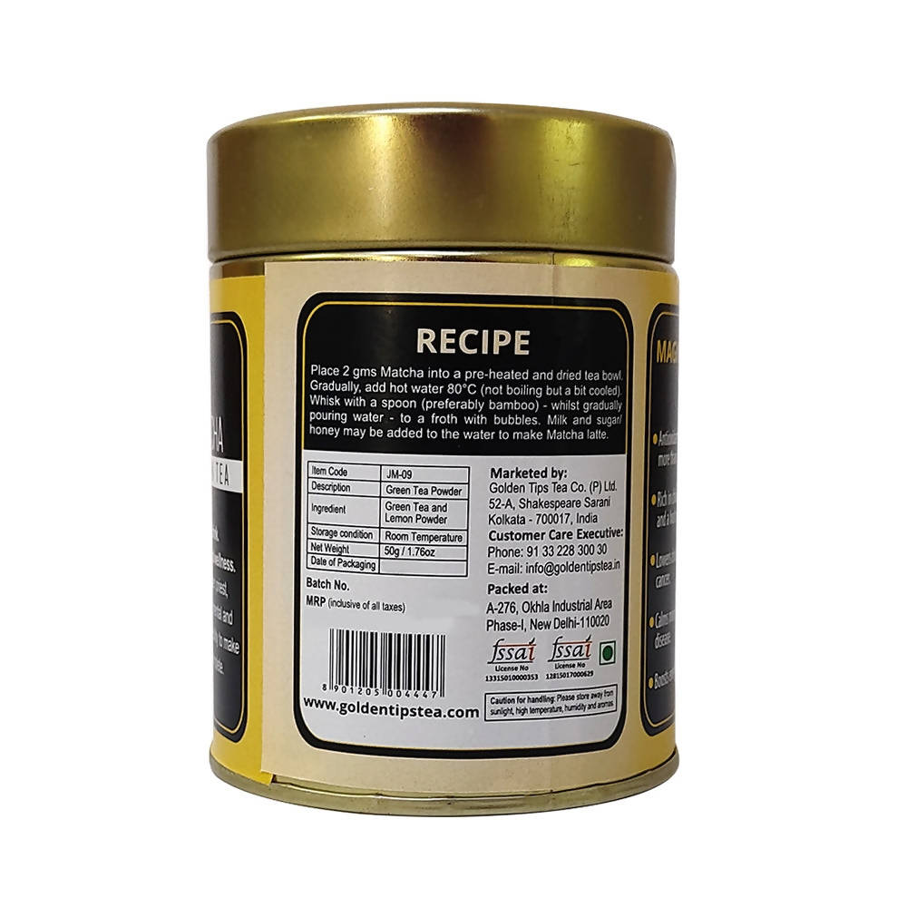 Golden Tips Lemon Matcha Japanese Green Tea | Grocsy