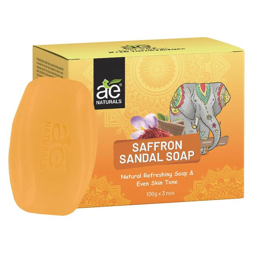 Ae Naturals Saffron & Sandal Soap | Grocsy