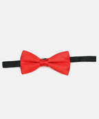 Manet Boys Solid Single Layer Bow - Red | Grocsy