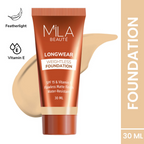 Mila Beaute Longwear Weightless Matte Finish Foundation with SPF 15 - Soft Beige | Grocsy
