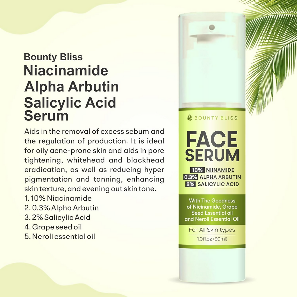 Bounty Bliss Niacinamide Alpha Arbutin Salicylic Acid Serum | Grocsy